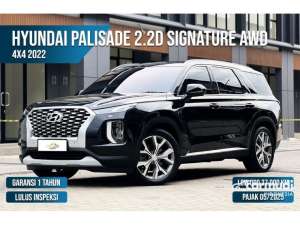 Jual bekas 2022 Hyundai Palisade 2.2 Signature AWD SUV 4X4 AT Odo 37 Rbuan DP TERENDAH,lokasi di Banten