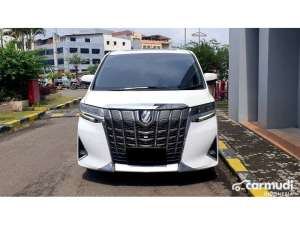 Jual bekas 2022 Toyota Alphard 2.5 G MPV putih sunroof km 34 ribuan,lokasi di DKI Jakarta