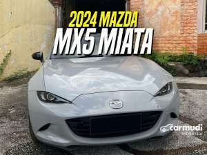 Jual bekas 2024 Mazda MX-5 2.0 SKYACTIV-G RF Convertible Miata Grey on Black Roadster Abu-abu,lokasi di DKI Jakarta