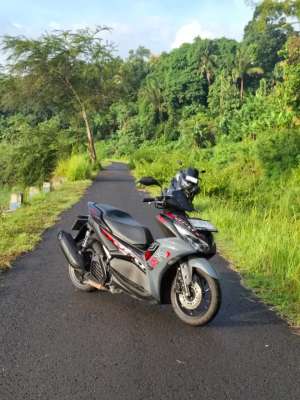 Jual bekas Aerox 155 2024 Black Grey,lokasi di Seyegan