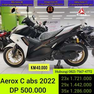 Jual bekas Aerox ABS 2022 Connected Motor BekasBerkualitas,lokasi di Kemayoran