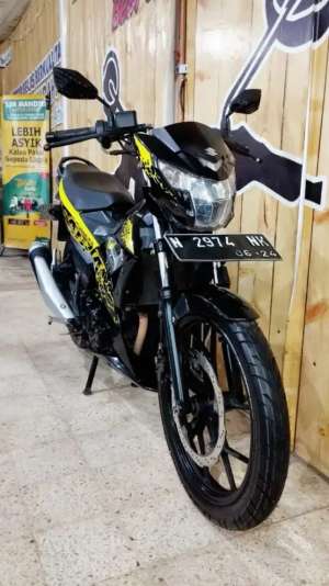 Jual bekas ALL NEW SATRIA F150 2019 MANTAP POLLKREDIT MULAI DP 1JT,lokasi di Sumber Sari