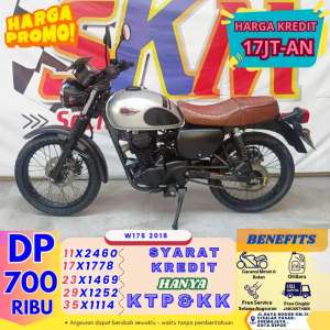 Jual bekas bayar 700 bisa bawa plng MTR classic w175 2018 cash credt,lokasi di Makasar
