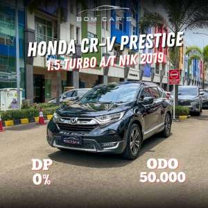 Jual bekas BISA DP 0HONDA CRV 1.5 PRESTIGE TURBO CVT CKD NIK.2019,lokasi di 