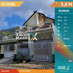 Butuh Cepat Laku Rumah 2 lantai di Puncak Borobudur Griyashanta Malang lokasi di Lowokwaru, tersedia melalui melalui situs Olx