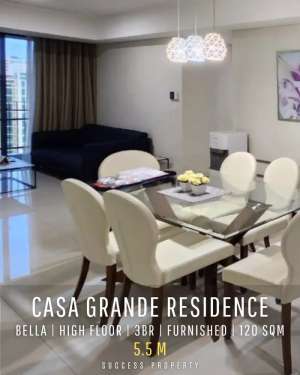 Casa Grande Residence Tower Bella High Floor 3BR Siap Huni lokasi di Tebet, tersedia melalui melalui situs Olx
