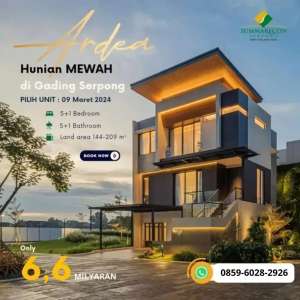 CICILAN Hanya 14 jutaan ARDEA SUMMARECON Gading Serpong 9x1611x19 lokasi di Gading Serpong, tersedia melalui melalui situs Olx