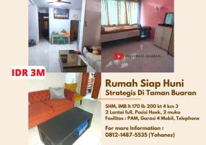 Cluster Taman Buaran Indah 1 Luas 170m Depan Mall lokasi di Duren Sawit, tersedia melalui melalui situs Olx