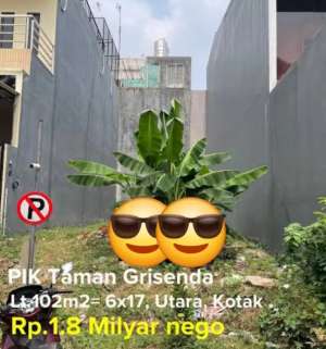 D jual kavling grisenda pik lokasi di Pantai Indah Kapuk, tersedia melalui melalui situs Olx