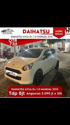 Jual bekas Daihatsu Ayla manual Dp 8jt,lokasi di 
