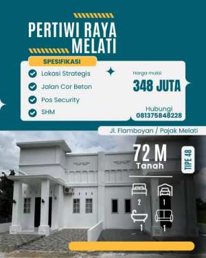 DAPATKAN HUNIAN CANTIK MODERN MINIMALIS HARGA 300 JUTAAN DI FLAMBOYAN lokasi di Medan Tuntungan, tersedia melalui melalui situs Olx