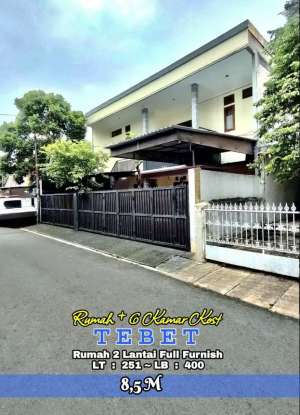 DD234 Rumah Kost Full Furnished 251 m2 Tebet Jakarta Selatan lokasi di Tebet, tersedia melalui melalui situs Olx
