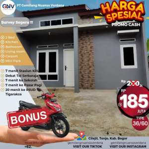 DI JUAL RUMAH BARU MODERN STRATEGIS DEKAT STASIUN CILEJIT lokasi di Cilegon, tersedia melalui melalui situs Olx