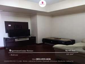 Dijual Apartement Cosmo Terrace 1BR Full Furnisehd View City lokasi di Tanah Abang, tersedia melalui melalui situs Olx