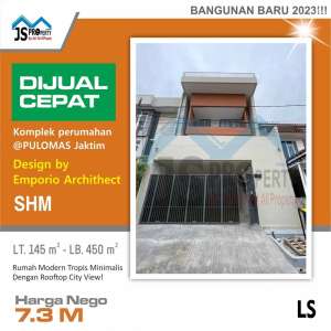 DIJUAL CEPAT RUMAH Bangunan Baru 2023 Perumahan Pulomas - LS lokasi di Pulo Gadung, tersedia melalui melalui situs Olx