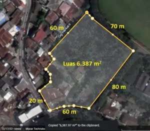 Dijual Cepat Tanah Hook Di Jalan Raya Bhayangkara Sukabumi lokasi di Gunung Puyuh, tersedia melalui melalui situs Olx