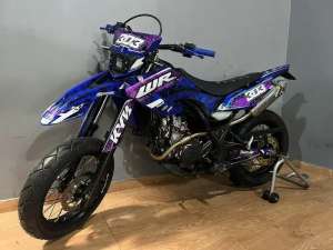 Jual bekas DIJUAL CEPATYAMAHA WR155 WR 155 TAHUN 2021 MODIF SUPERMOTO GANTENG,lokasi di Larangan