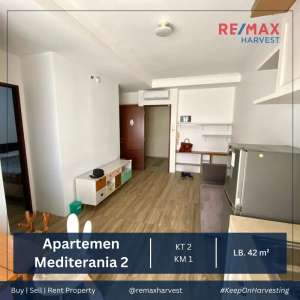 DIJUAL MURAH APARTEMEN MEDITERANIA 2 TOWER KENANGA 2BR JAKARTA BARAT lokasi di Tanjung Duren, tersedia melalui melalui situs Olx