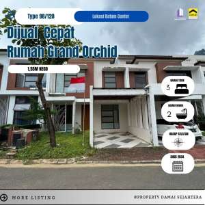 Dijual Murah Rumah Grand Orchid Batam Center lokasi di Dedai, tersedia melalui melalui situs Olx