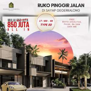 Dijual Ruko Asri di cigugur girang sudah shm split dkt setraduta sariw lokasi di Cimahi Selatan, tersedia melalui melalui situs Olx