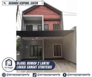 DIJUAL RUMAH BARU 2 LANTAI DI BERANDA SERPONG -EN382 lokasi di Bumi Serpong Damai, tersedia melalui melalui situs Olx