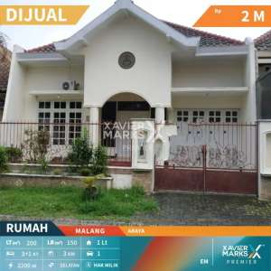 Dijual Rumah BersihTerawat di Telaga Golf Araya, Malang lokasi di Blimbing, tersedia melalui melalui situs Olx