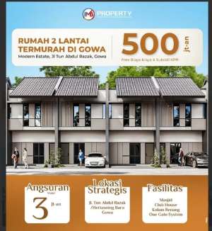 Dijual Rumah free perabot dijl Tun Abd Razak, Modern Estate,Makassar lokasi di Panakkukang, tersedia melalui melalui situs Olx