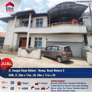 Dijual Rumah Siap Huni Jl. Sui. Raya Dalam Komp. Bumi Batara 2 lokasi di Sungai Raya, tersedia melalui melalui situs Olx