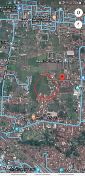 Dijual Sawah Di Tengah Kota Tasikmalaya lokasi di Cipedes, tersedia melalui melalui situs Olx