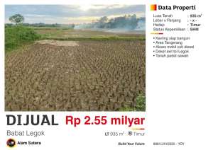 Dijual Tanah Padat Sawah SHM Babat Legok Dekat Exit Tol Tangerang lokasi di Legok, tersedia melalui melalui situs Olx
