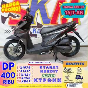 Jual bekas Dp 400rb bawa pulang beat deluxe 2024,lokasi di Pasar Rebo