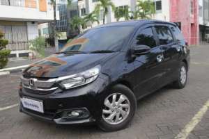 Jual bekas DP MURAH - Honda Mobilio 1.5 E Bensin-MT 2018 Hitam 9YI,lokasi di 