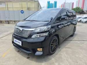 Jual bekas DP MURAH - Toyota Vellfire 2.4 Bensin-AT 2010 Hitam,lokasi di 