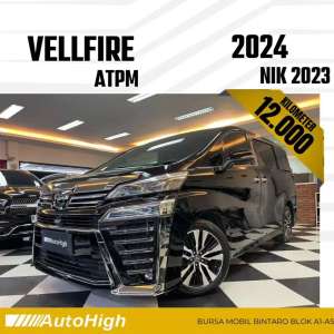 Jual bekas DP10 Km12.000 Vellfire G ATPM 2023 Black Reg 2021 AUTOHIGH,lokasi di 