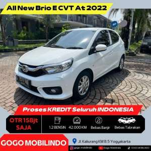 Jual bekas Dp5jt All New Brio E CVT Matic 2022 ORISINIL Kredit Murah,lokasi di 