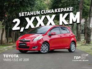 Jual bekas FREE E-TOLL 1 JUTA YARIS E AT MATIC 2011 YARIS BAKPAO METIC AT MOBCARS,lokasi di 