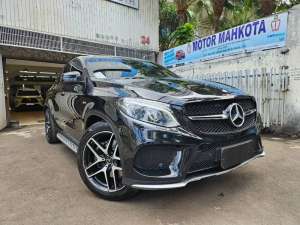 Jual bekas Full ori GLE 43 AMG Coupe 4matic 2018 nik 2017 hitam mercy gle43 black,lokasi di 