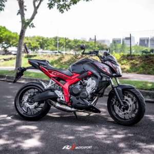 Jual bekas Full paper Honda CB650 F Nik 2016 Knalpot Akrapovic tt cb650F,cb650R,lokasi di Mampang Prapatan