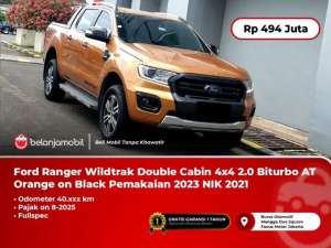 Jual bekas FULLSPECFord Ranger Wildtrak DC 2.0 AT ORANYE 2021 Pemakaian 2023,lokasi di 
