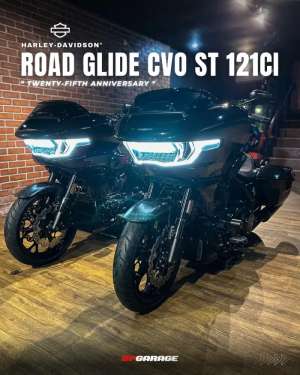 Jual bekas H-D Road Glide CVO ST 121 Raven black MY 2024 new rare item 25year,lokasi di Denpasar Selatan