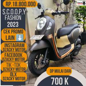 Jual bekas HONDA ALL NEW SCOOPY FASHION 2023 SECOND LIKE NEW,lokasi di Penjaringan