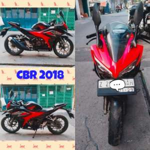 Jual bekas honda CBR 150 R 150R 2018 plat Z Garut,lokasi di Jakarta Utara