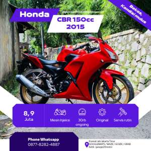 Jual bekas Honda cbr 150cc k45 pgm fii..,lokasi di Jakarta Timur