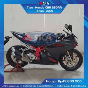 Jual bekas Honda CBR 250RR Tahun 2021,lokasi di Lembang