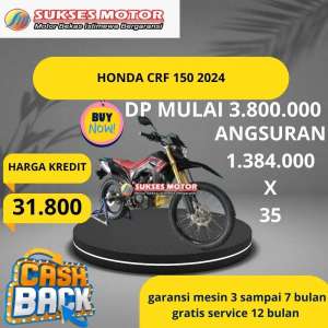 Jual bekas honda crf tahun 2024,lokasi di Pasar Minggu