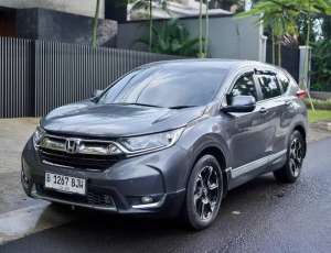 Jual bekas HONDA CRV TURBO 1.5 AT 2018 ABU PAJAK PANJANG,lokasi di 
