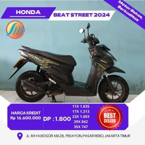 Jual bekas HONDA NEW BEAT STREET THN 2024 SIAP PAKAI, MENANGKAN THR NYA,lokasi di Pasar Rebo