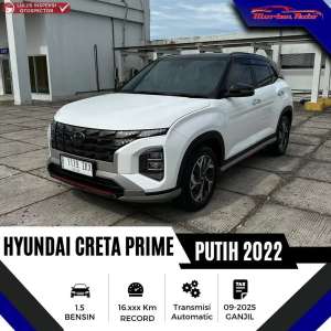 Jual bekas Hyundai Creta Prime Two Tone Tahun 2022 Km 16 Rb Record,lokasi di 