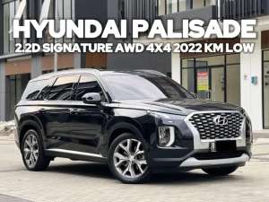 Jual bekas HYUNDAI PALISADE 2.2D SIGNATURE AWD 4X4 2022 KM LOW,lokasi di 