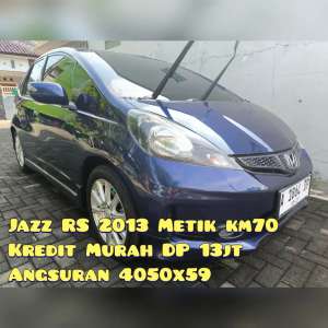 Jual bekas Jazz RS Metik 2013 Biru MMC Km70Rban,lokasi di 